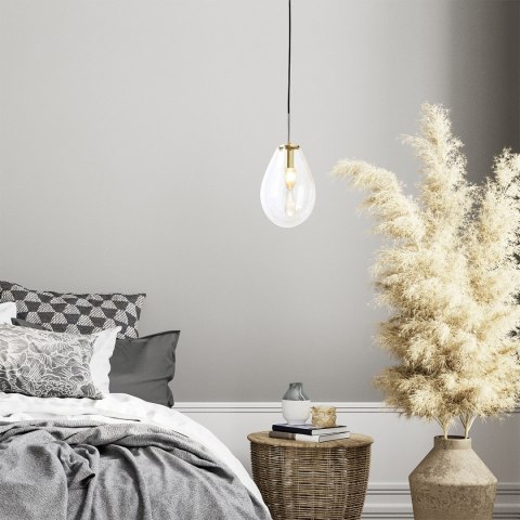 Lampa wisząca Fondi czarna 1xE14