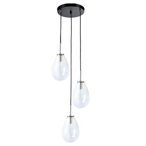 Lampa wisząca Fondi czarna 3xE14