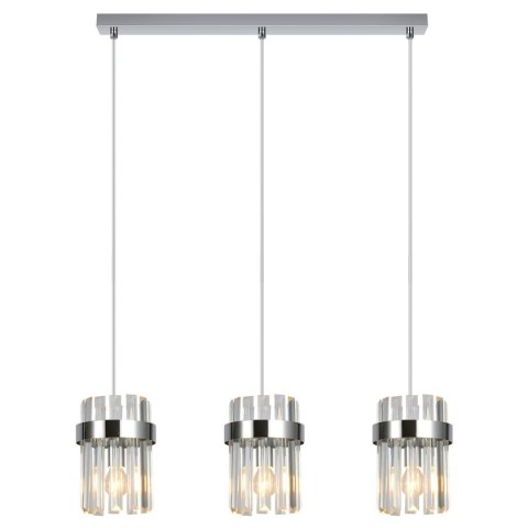 Lampa wisząca Vetro chrom 3xE14