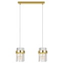 Lampa wisząca Vetro złota 2xE14