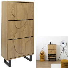 Szafka na buty Calypso dąb/czarna