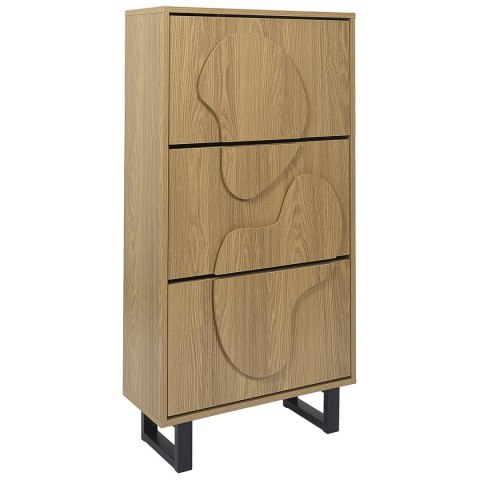 Szafka na buty Calypso dąb/czarna