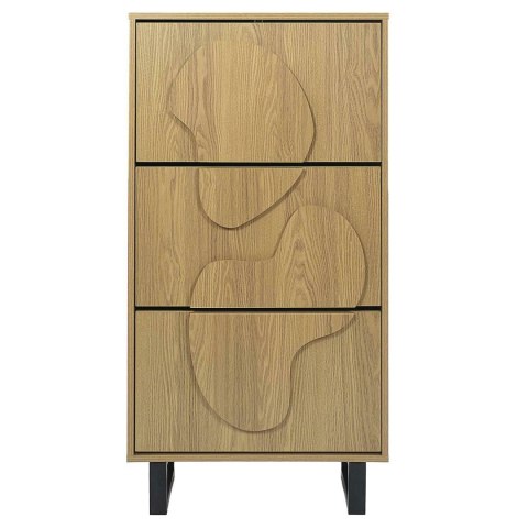 Szafka na buty Calypso dąb/czarna