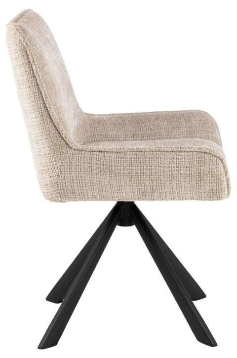 Krzesło Eddie obrotowe beżowe Juto 4