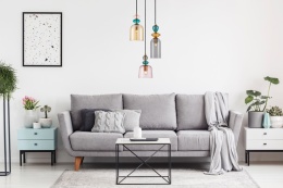 Lampa wisząca kolorowa Namos PND-27092-3A-MC-BRO