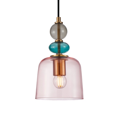 Lampa wisząca kolorowa Namos PND-27092-3A-MC-BRO