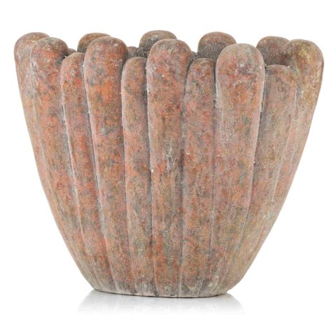 Designerska osłonka, doniczka MINTER -L brąz