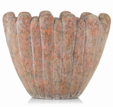 Designerska osłonka, doniczka MINTER -L brąz