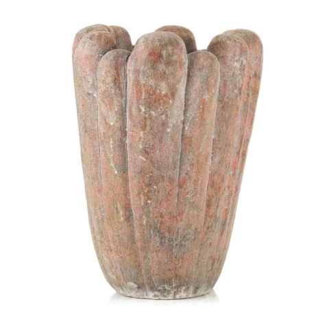 Designerska osłonka, doniczka MINTER -L brąz