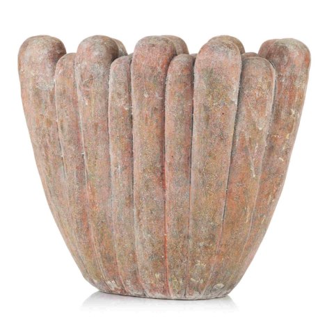 Designerska osłonka, doniczka MINTER -L brąz