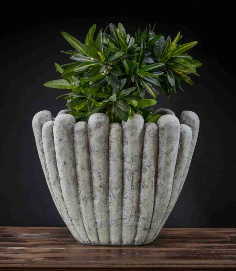 Designerska osłonka, doniczka MINTER-L popiel