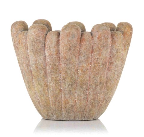 Designerska osłonka, doniczka MINTER -M brąz