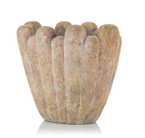 Designerska osłonka, doniczka MINTER -M brąz