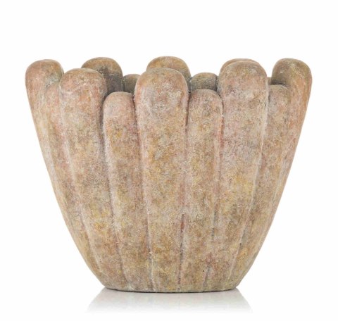 Designerska osłonka, doniczka MINTER -M brąz