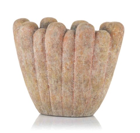 Designerska osłonka, doniczka MINTER -M brąz