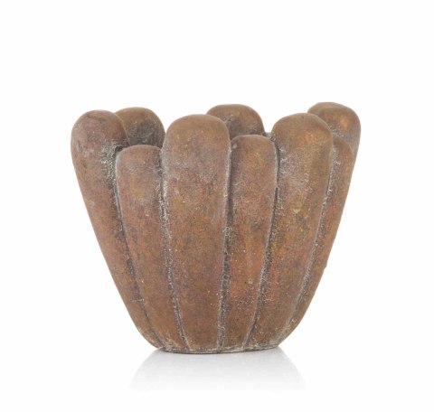 Designerska osłonka, doniczka MINTER -S brąz