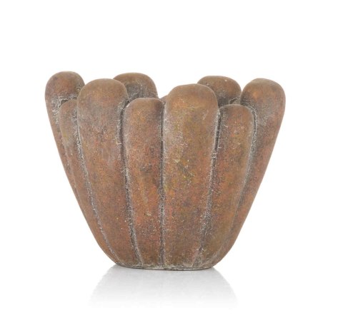 Designerska osłonka, doniczka MINTER -S brąz