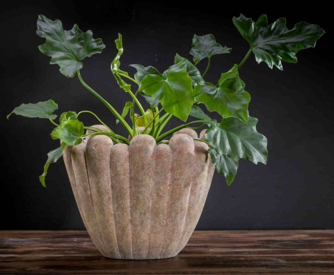 Designerska osłonka, doniczka MINTER -S brąz