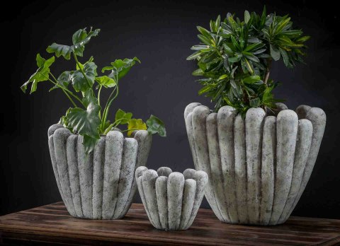 Designerska osłonka, doniczka MINTER-S popiel