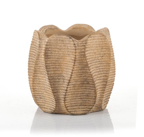 Designerska osłonka, doniczka WAXY- L