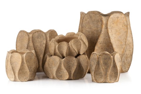 Designerska osłonka, doniczka WAXY- L