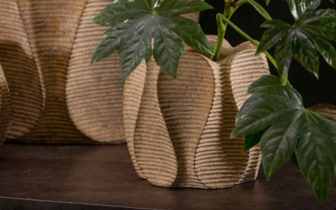 Designerska osłonka, doniczka WAXY- L