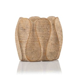 Osłonka, doniczka dekoracyjna, nowoczesna WAXY owal- L