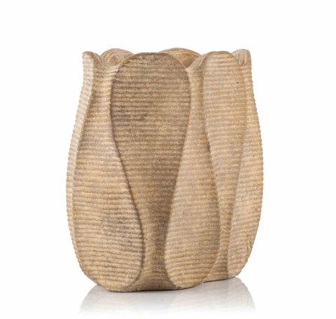 Osłonka, doniczka dekoracyjna, nowoczesna WAXY owal- XL