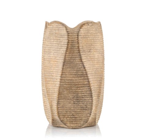 Osłonka, doniczka dekoracyjna, nowoczesna WAXY owal- XL