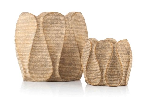 Osłonka, doniczka dekoracyjna, nowoczesna WAXY owal- XL