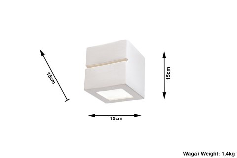 Kinkiet Ceramiczny LEO LINE