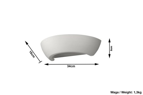 Kinkiet Ceramiczny OSKAR