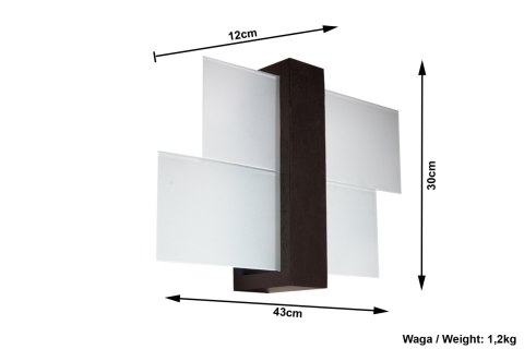 Kinkiet FENIKS 1 Wenge