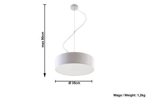 Lampa Wisząca ARENA 35 Biała