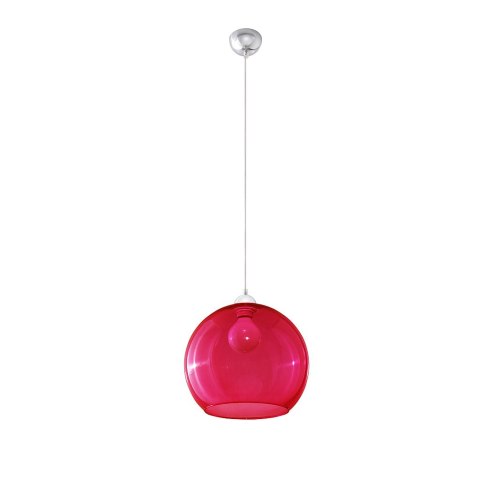 Lampa Wisząca BALL Czerwona