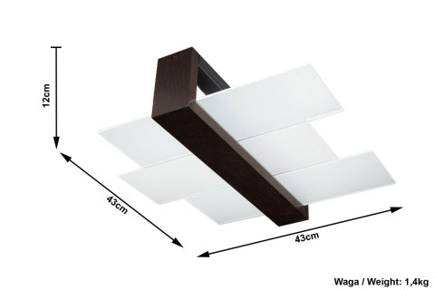 Plafon FENIKS 2 Wenge