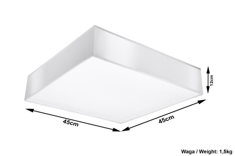 Plafon HORUS 45 Biały