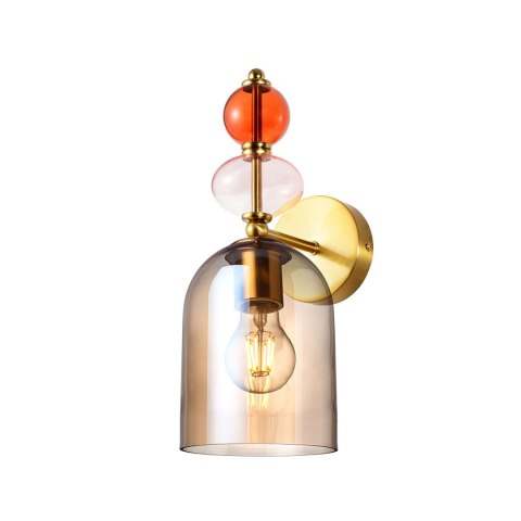 Kinkiet Tropea bursztynowy 1xE27