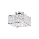 Kwadratowy plafon Vetro chrom 1xE27
