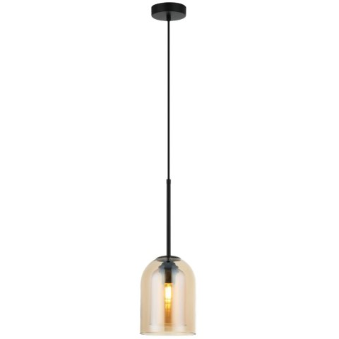 Lampa wisząca Elaris bursztynowa 1xE27