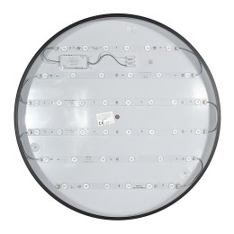 Panel LED Natynkowy 60cm okrągły BB05 60W 3000K czarny