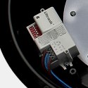 Plafon natynkowy LED 40cm Okrągły BB03 40W 4000K z czujnikiem czarny PIR