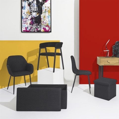 Pufa Vels Atom czarna