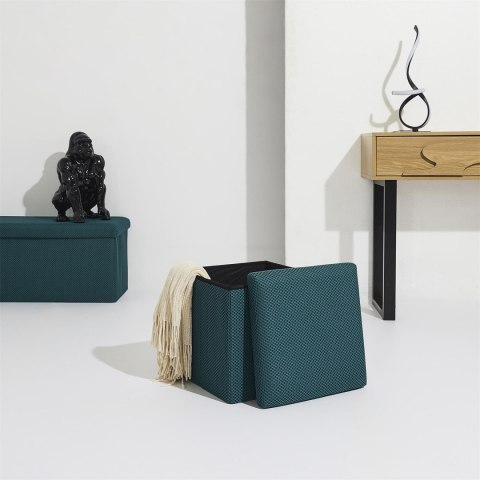 Pufa Vels Atom turkusowa