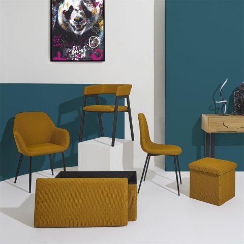 Pufa Vels Atom żółta