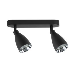 Campana 2 spot czarny 2xGU10