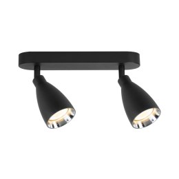 Campana 2 spot czarny 2xGU10