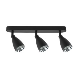 Campana 3 spot czarny 3xGU10