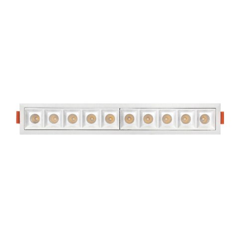 Lampa liniowa Led podtynkowa 20W 4000K BIAŁA JDL-10T