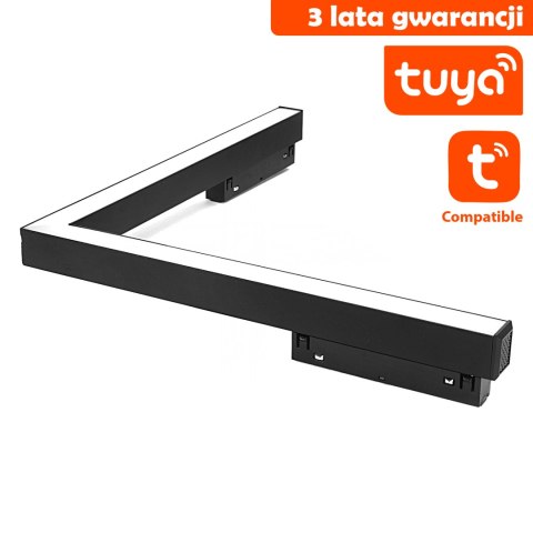 Lampa magnetyczna narożna DDCX-B12-TY 24W czarny